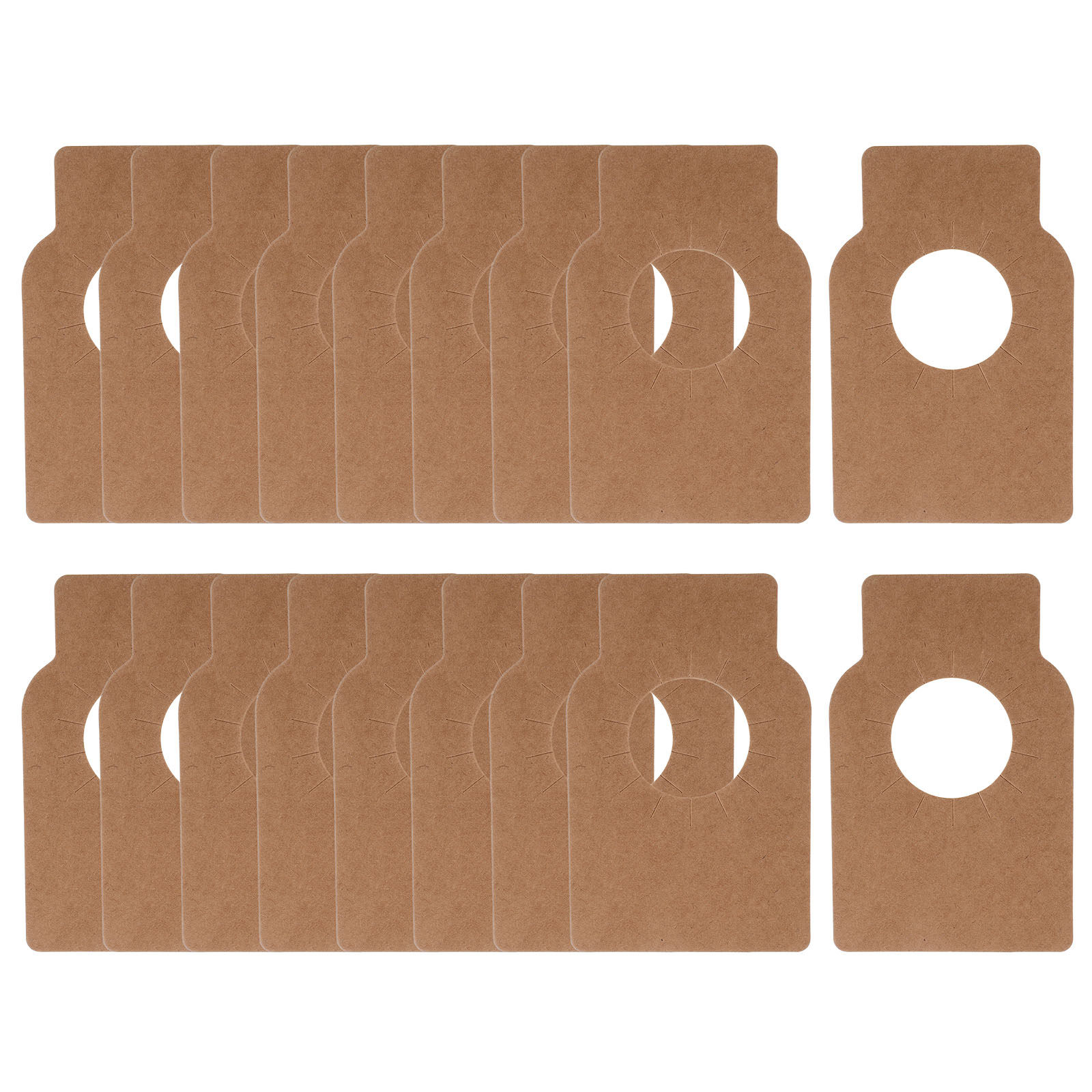 Vintage Collectible Bottles - 50Pcs Wine Cellar Labels Blank Kraft