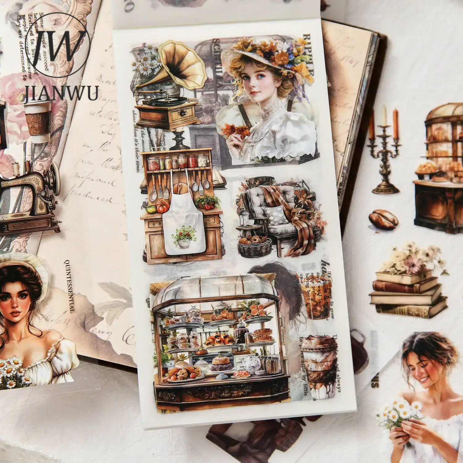 JIANWU Vintage Flower Characte - огляд і ціна Vintage Collectible Books