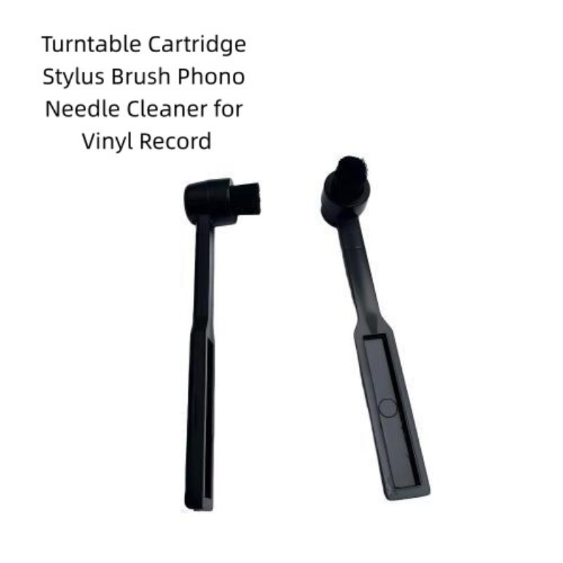 【L】1pcs Turntable Stylus Brush - огляд і ціна Vinyl Record Cleaner
