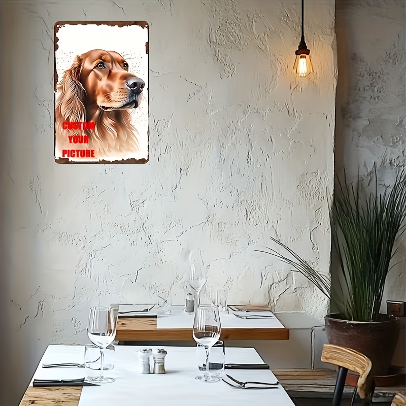 Custom Pet Photo Metal Tin Sig - огляд і ціна Vintage Collectible Plates